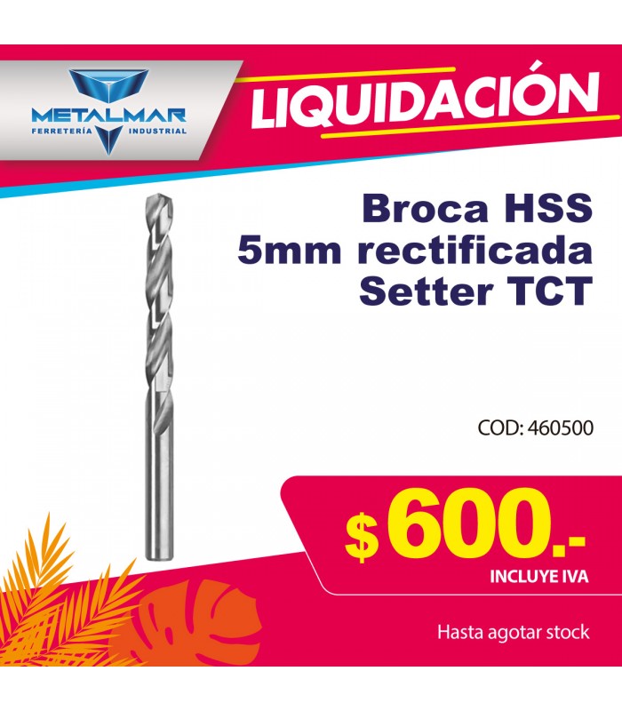 Broca HSS 5mm SETTER 2024
