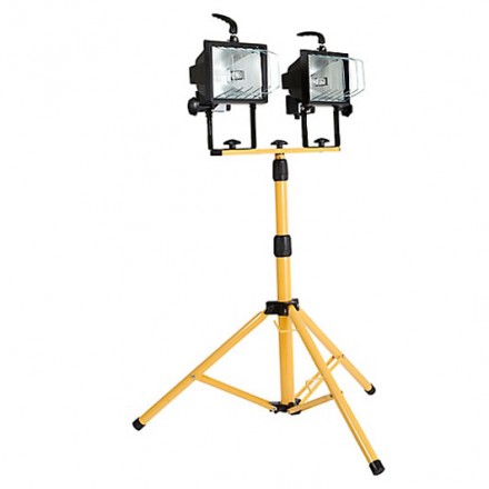 Reflector trípode 2 ampolletas 500 W