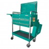 CARRO METALICO TIPO GABINETE C/ 2 CAJONES SATA