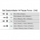Juego de 14 destornilladores Planos Force 2142