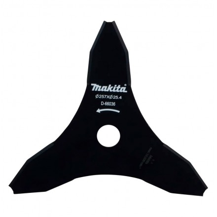 Cuchillo Metal 3 Puntas Et 257x25,4mm Makita D-66036