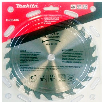 DISCO SIERRA 7 ¼” 24 DTS MAKITA