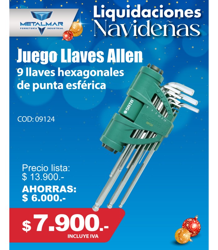 Juego Llaves Allen